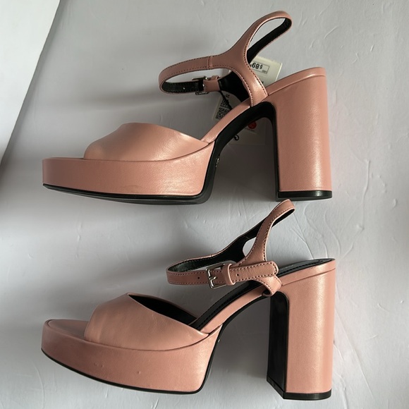 ZARA Women’s Platform Leather Sandals - Picture 10 of 17